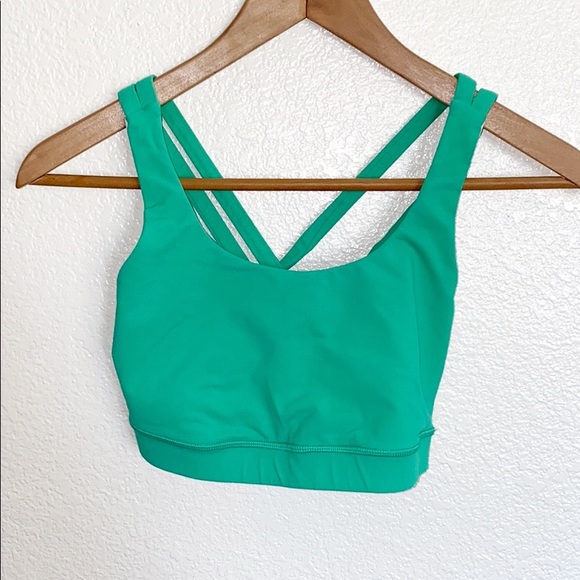 lululemon athletica Other - Lululemon Teal Criss Cross Strappy Sports Bra